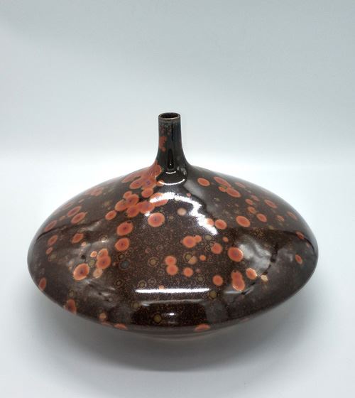 唐山陶瓷研究院铁红金圈结晶釉